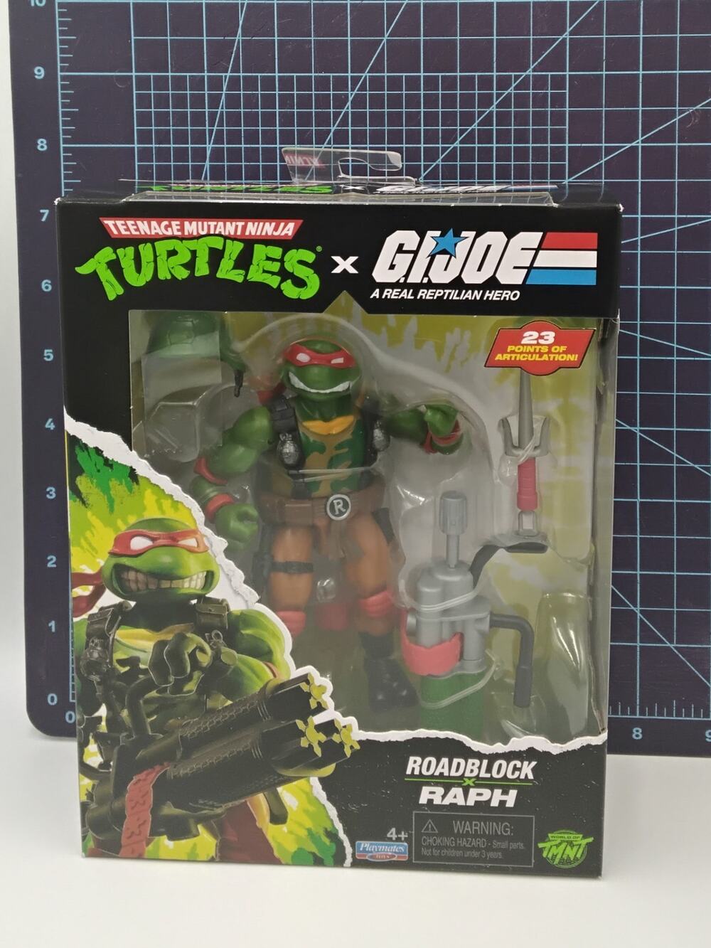 2026 ROADBLOCK X RAPH Action Figure Sealed TMNT Playmates
